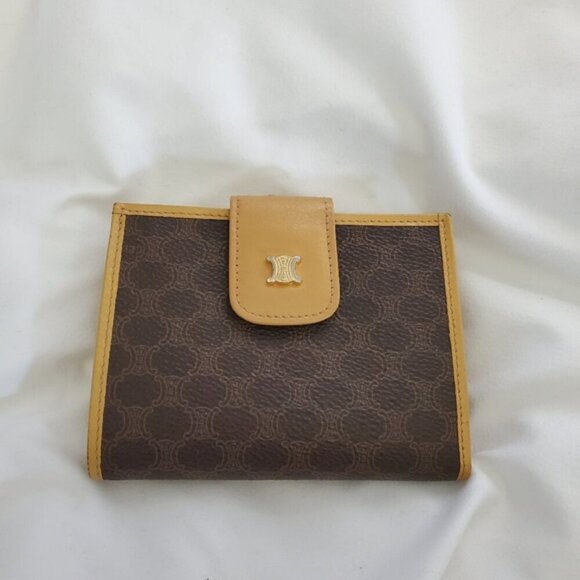 Vintage Celine Triomphe Compact Waller Cardholders - Picture 1 of 13